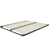 Beliani COMBOURG - Lattenbodem - Zwart - 160 x 200 cm - Staal