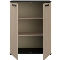 Parisot Commode Celestia met 2 deuren - eikdecor/zwart