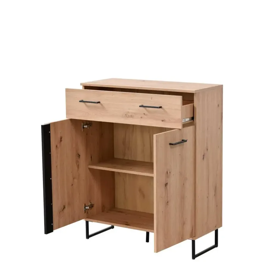 Poldimar Commode Hoggas 2 deuren & 1 lade - eik