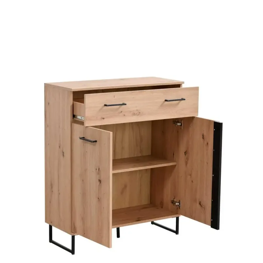 Poldimar Commode Hoggas 2 deuren & 1 lade - eik