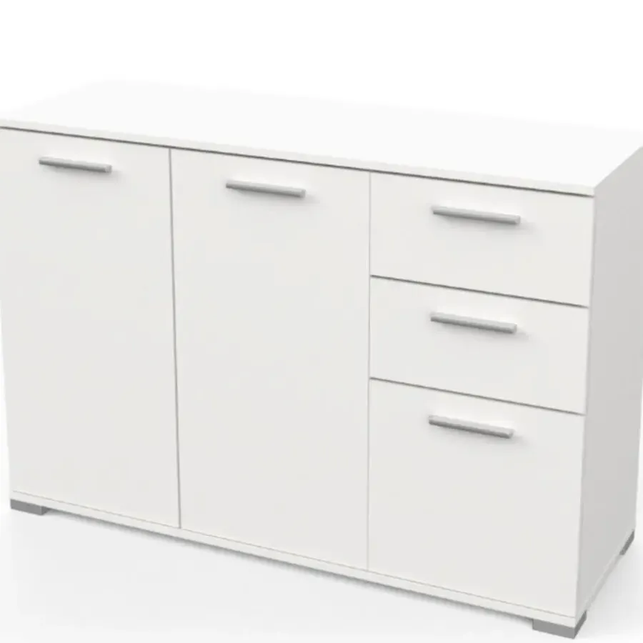 Dressoirs-CBA Commode Maura-mat wit