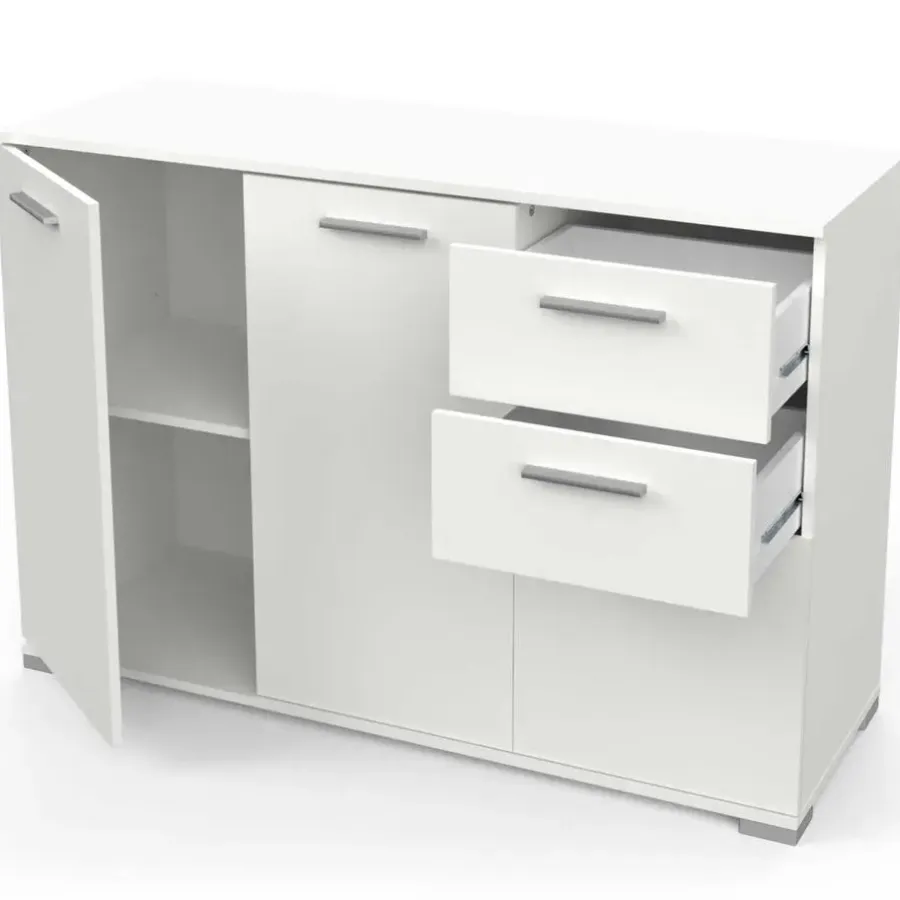 Dressoirs-CBA Commode Maura-mat wit