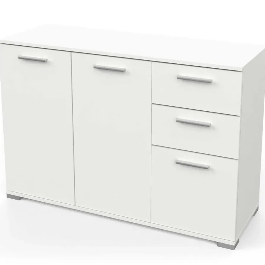 Dressoirs-CBA Commode Maura-mat wit