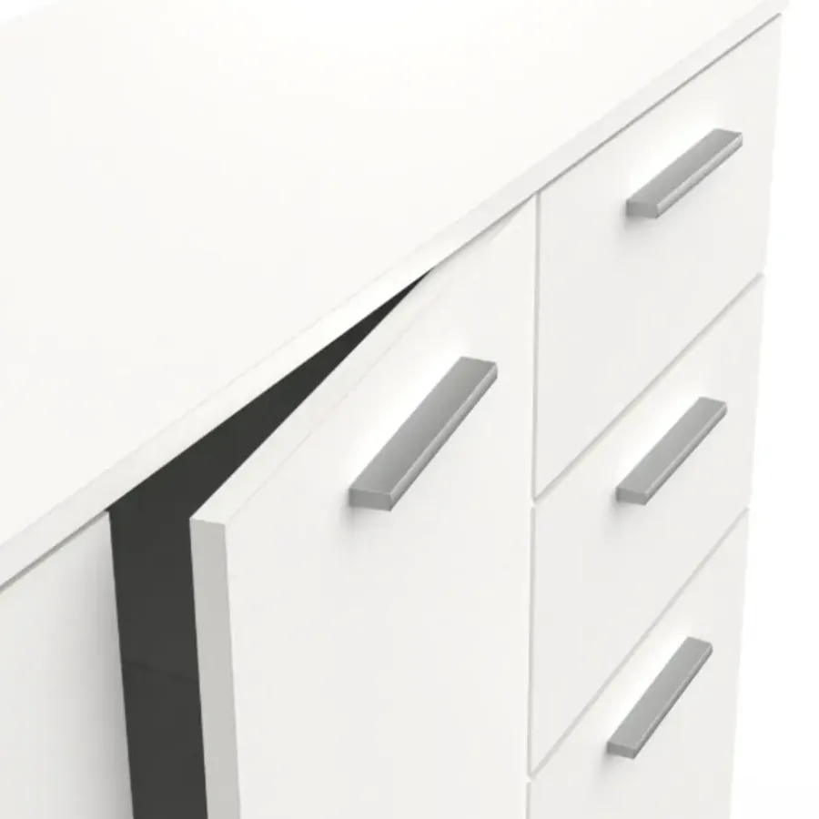 Dressoirs-CBA Commode Maura-mat wit