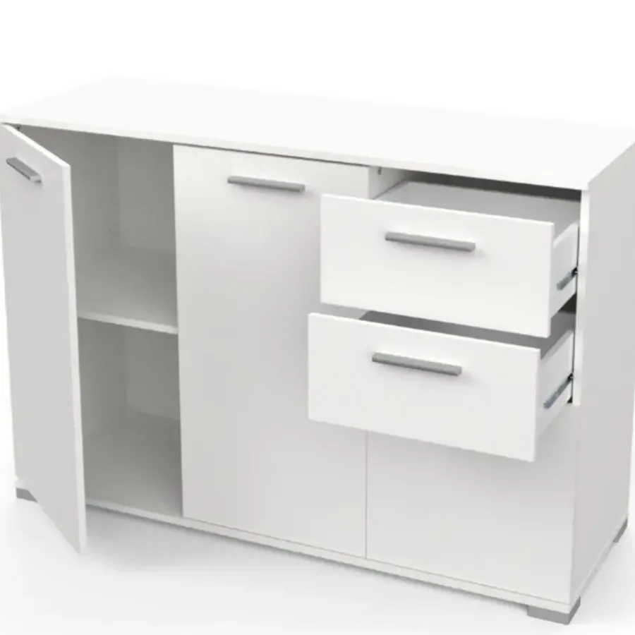 Dressoirs-CBA Commode Maura-mat wit