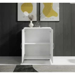 Emob Commode Viviane 60cm met 2 deuren - wit