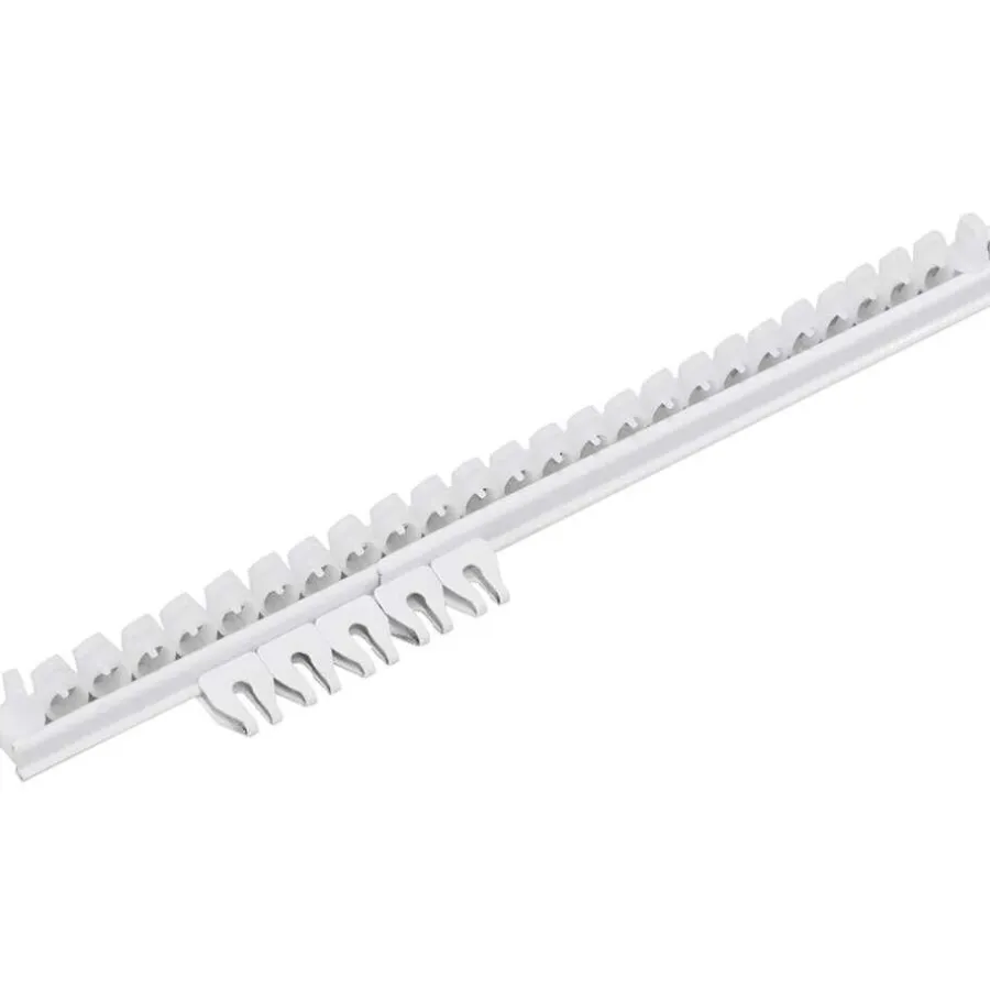 Gordijnrails-Leen Bakker Complete set Plus rail 200cm - wit