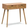Nordlys Console 2 laden van hout en natuurlijk rotan