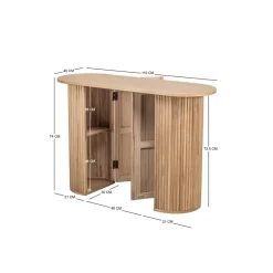 Sidetables-Nordlys Console van hout