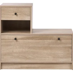 Schoenenkasten-Leen Bakker COOMA - Halmeubelset - Lichtbruin - Hout