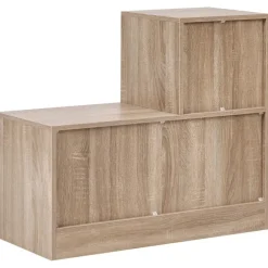 Schoenenkasten-Leen Bakker COOMA - Halmeubelset - Lichtbruin - Hout