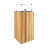 Tuinhaarden En Terrasverwarmers-Cosi Fires Cosipillar square sfeerhaard - teak