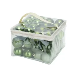Cosy & Trendy Cosy&Trendy Kerstballen - Ø 6 cm - Groen - Set-48