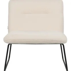 Beliani COTULLA - Fauteuil - Wit - Bouclé