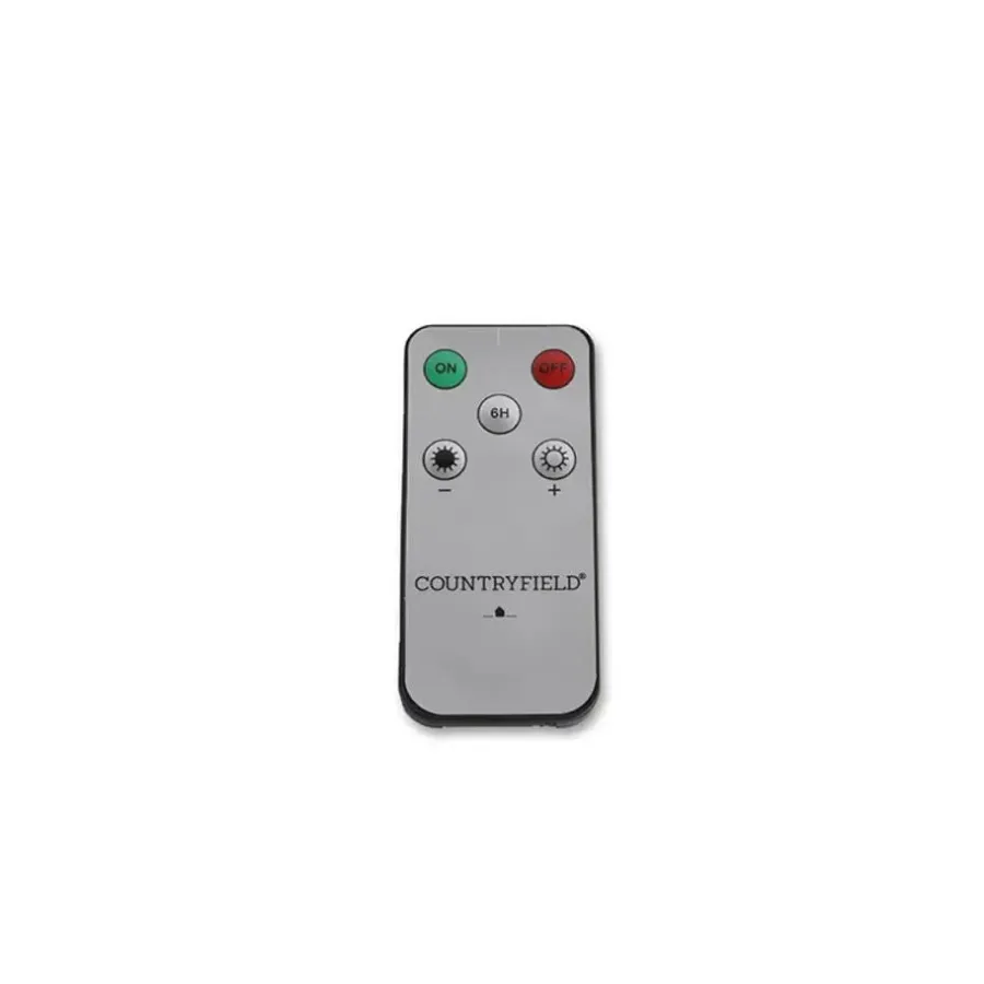 Kaarsen-Countryfield Led kaarsen/dinerkaarsen - 2x stuks - wit - 15 cm