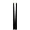 Kaarsen-Countryfield Led kaarsen/dinerkaarsen - 2x - zwart - 38 cm
