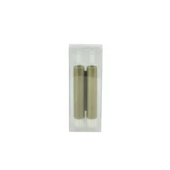 Countryfield Led kaarsen/dinerkaarsen - 2x stuks - beige - 15 cm
