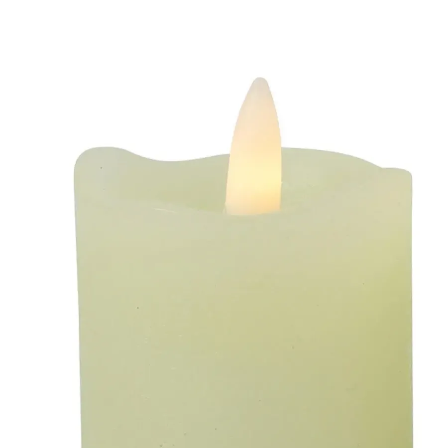 Countryfield LED kaarsen/stompkaarsen - 2x st - creme wit - H7,2 cm