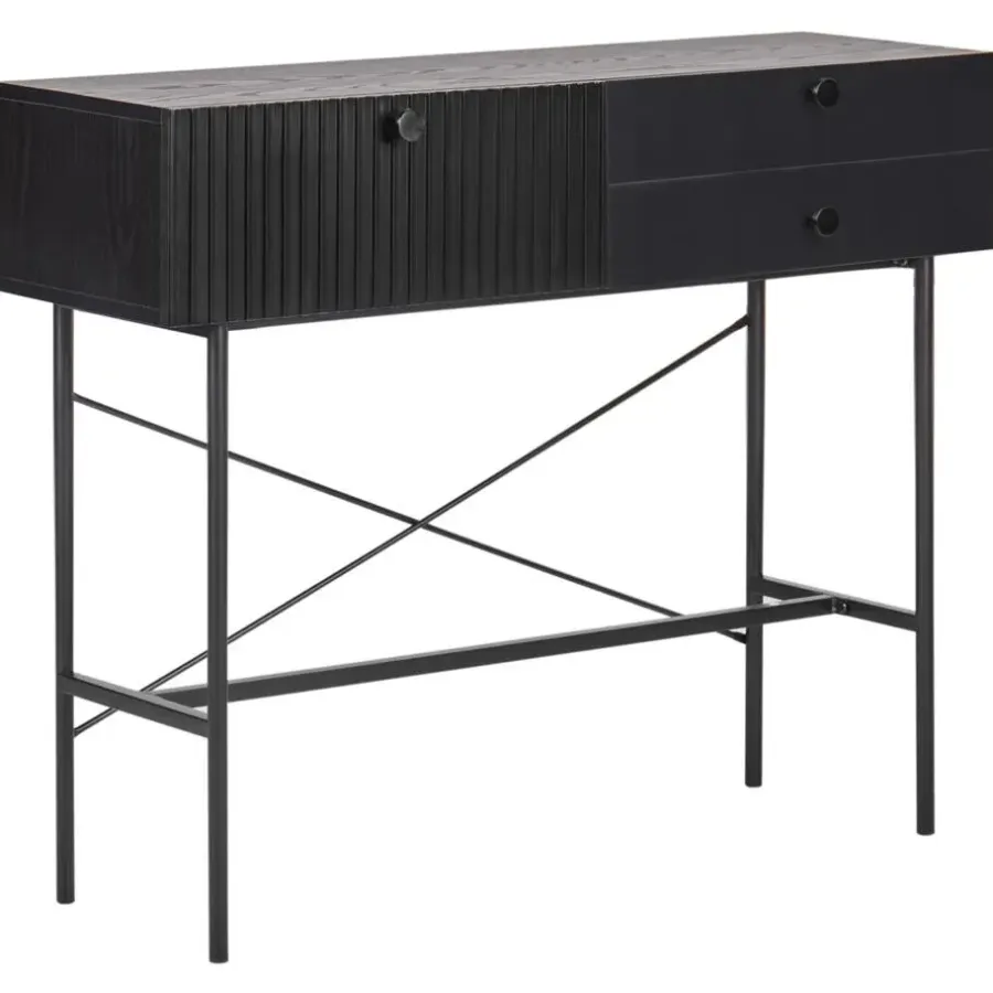 Sidetables-Leen Bakker COVENTRY - Sidetable - Zwart - MDF