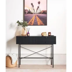 Sidetables-Leen Bakker COVENTRY - Sidetable - Zwart - MDF