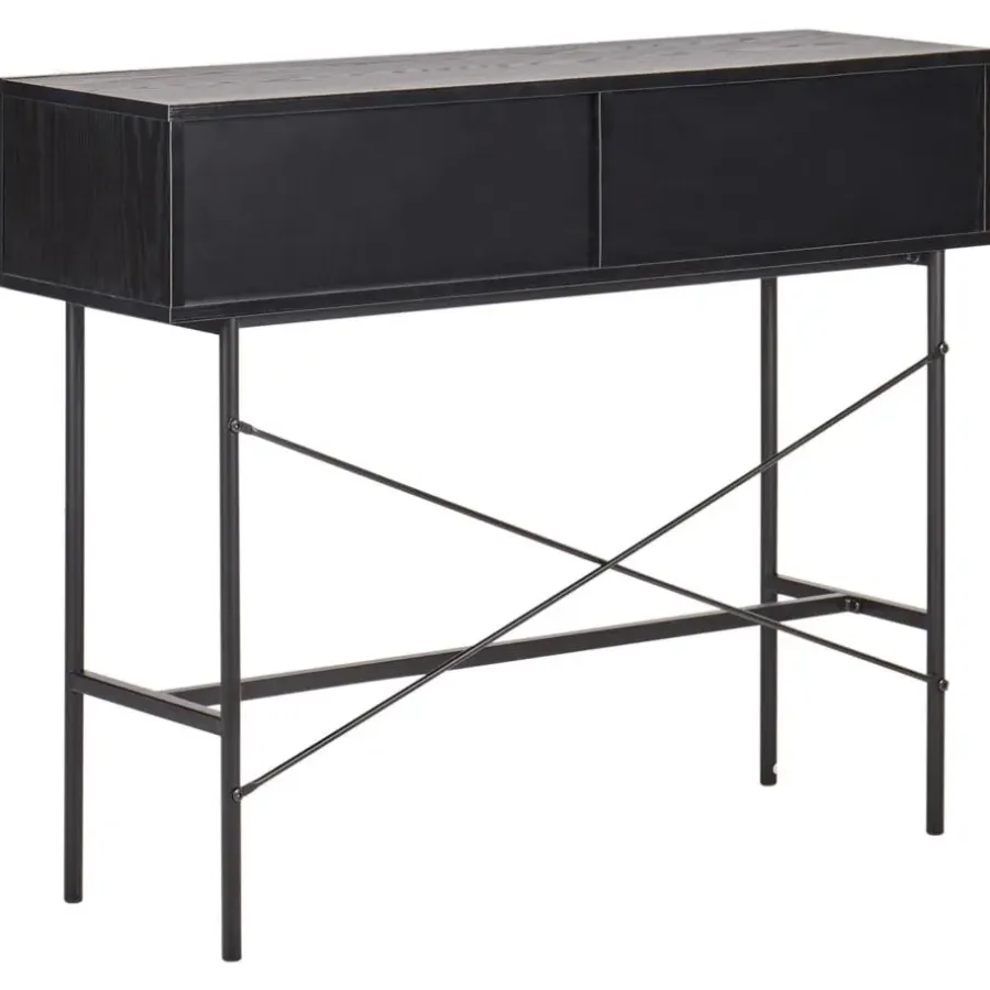 Sidetables-Leen Bakker COVENTRY - Sidetable - Zwart - MDF