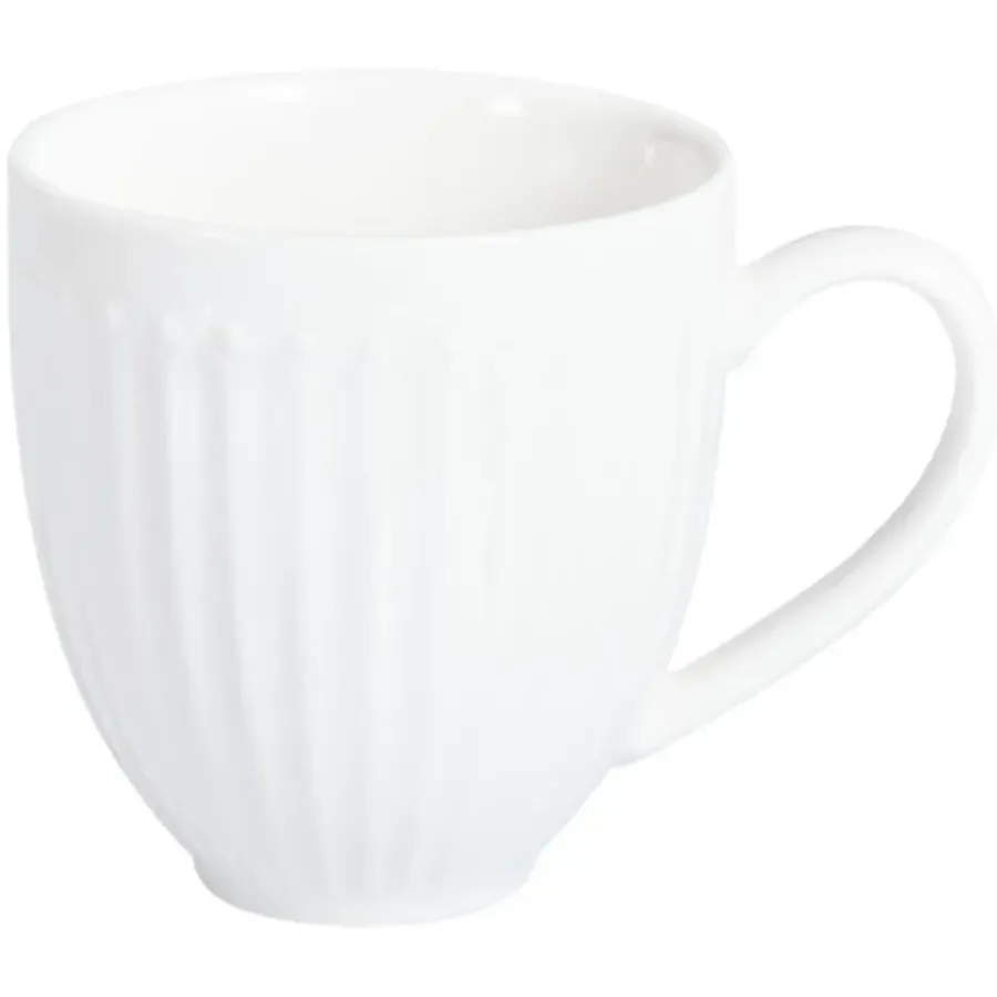 Leen Bakker COWSLIP - Servies set van 16 - Wit - Porselein