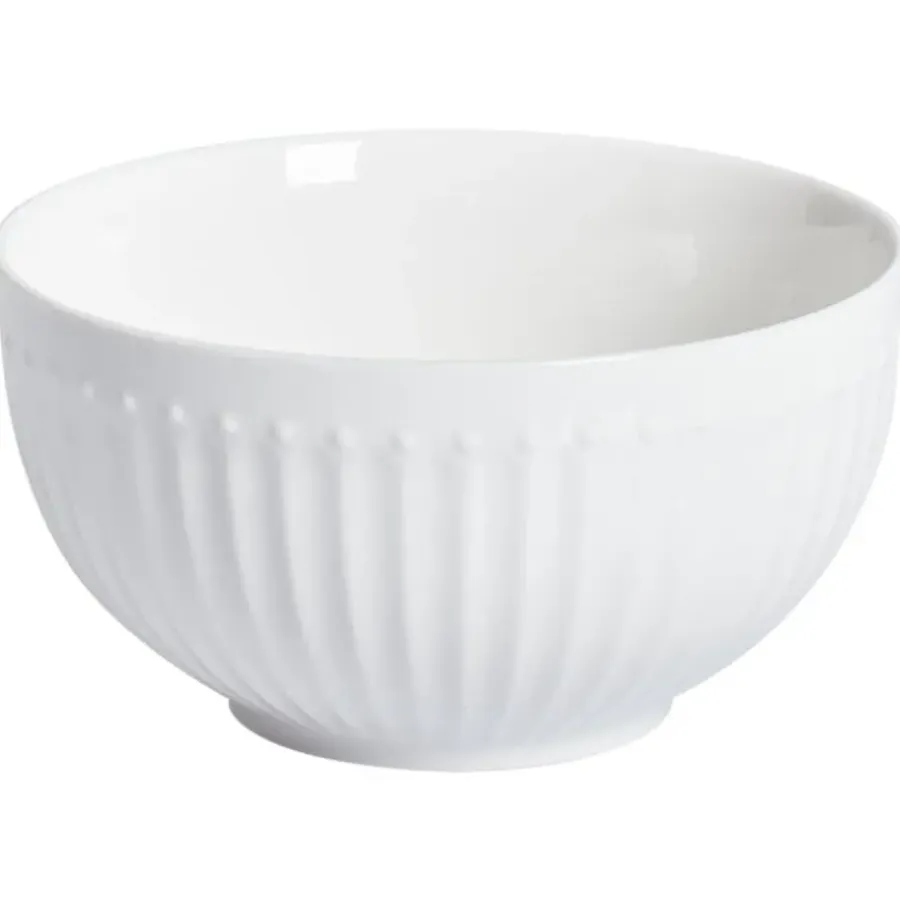 Leen Bakker COWSLIP - Servies set van 16 - Wit - Porselein