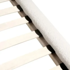 Twijfelaars-Leen Bakker CRESSAT - Tweepersoonsbed - Off-white - 140 x 200 cm - Bouclé