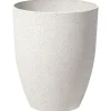 Beliani CROTON - Plantenbak - Wit - 35 cm - Stenenmix