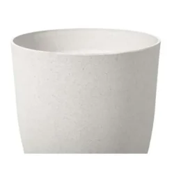 Beliani CROTON - Plantenbak - Wit - 43 cm - Stenenmix