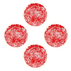 Dinerborden|Borden-Merkloos Crow Canyon Home Dinerborden Splatter - Set van 4 - Rood