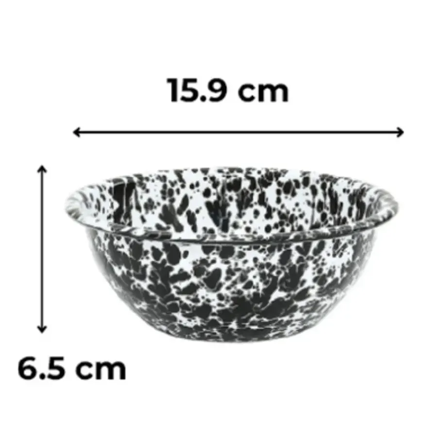 Kommen-Merkloos Crow Canyon Home Serviesset Splatter - 4-delig - Rood