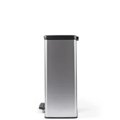 Curver Decobin Duo Prullenbak - 26L+26L - Zilver metallic