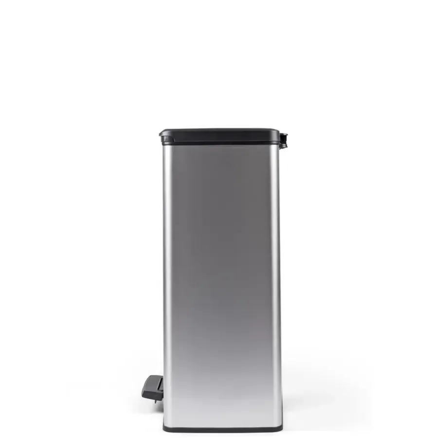 Curver Decobin Duo Prullenbak - 26L+26L - Zilver metallic