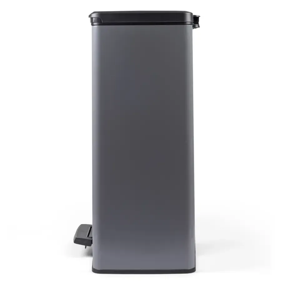 Curver Decobin Duo Prullenbak - 26L+26L - Rechthoekig - Cool Grey