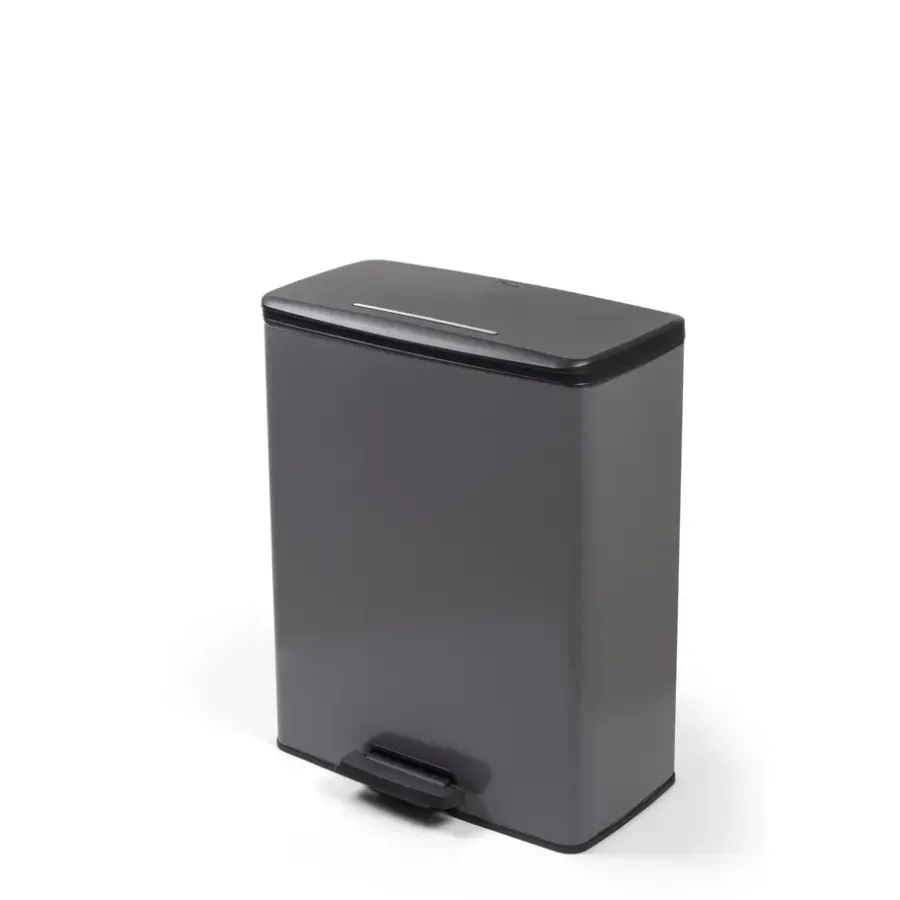 Prullenbakken-Curver Decobin Prullenbak - 65L - Rechthoekig - Cool Grey