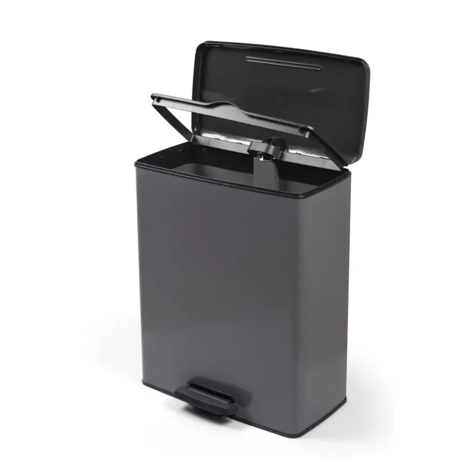Prullenbakken-Curver Decobin Prullenbak - 65L - Rechthoekig - Cool Grey