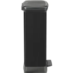 Prullenbakken-Curver Decobin Prullenbak- 50L - 39x29x72 cm - Zwart