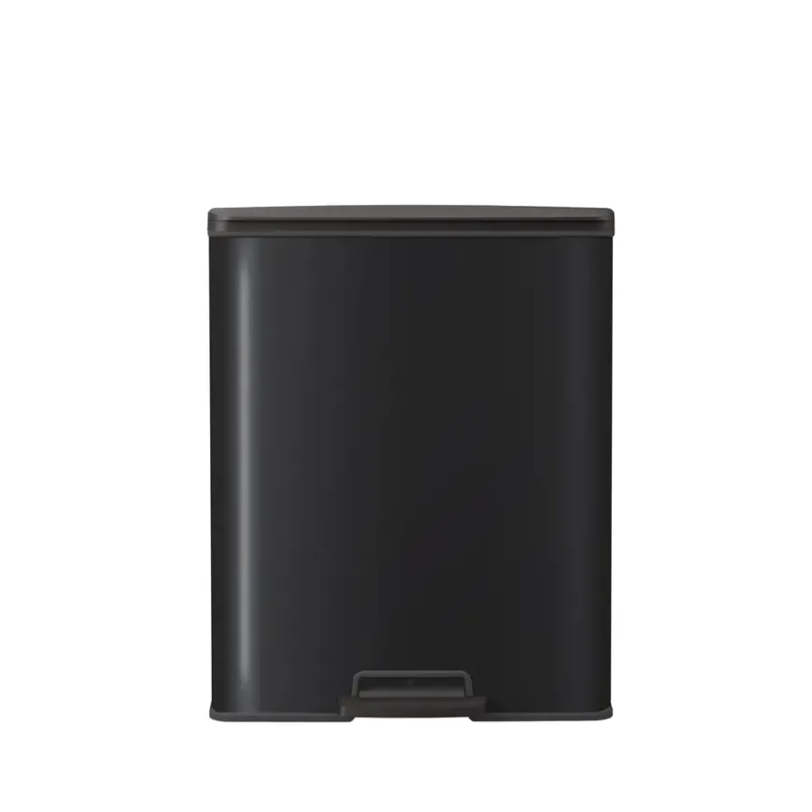 Curver Decobin Prullenbak - 65L - Rechthoekig - Zwart