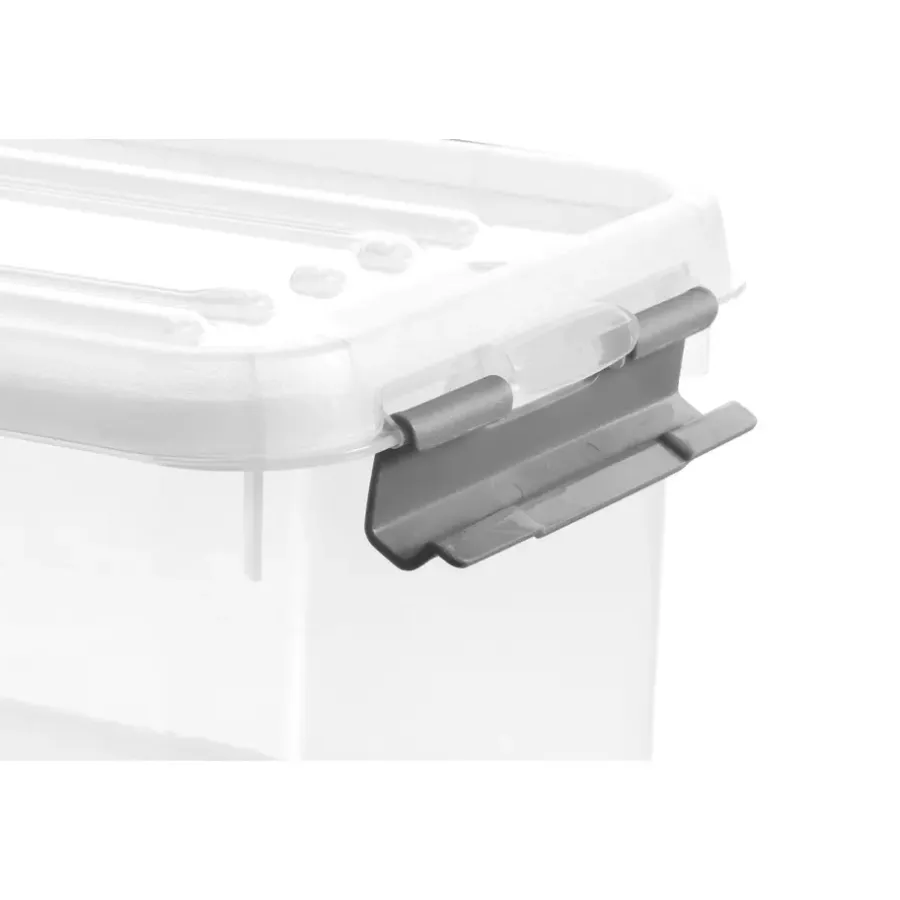 Opbergboxen-Curver Handy+ Opbergbox - 35L - 3 stuks - Transparant met deksel