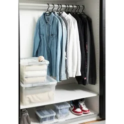 Opbergboxen-Curver Handy+ Opbergbox - 35L - 3 stuks - Transparant met deksel