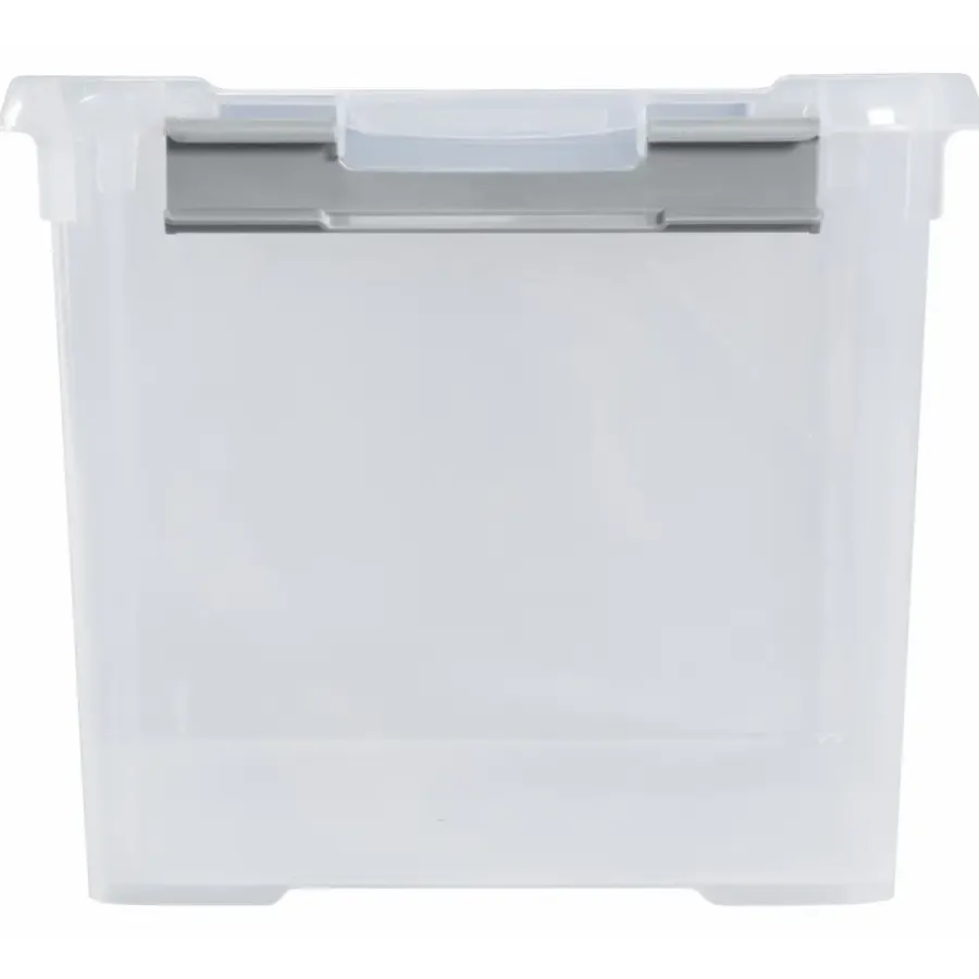 Opbergboxen-Curver Handy+ Opbergbox - 20L - 3 stuks - Transparant met deksel