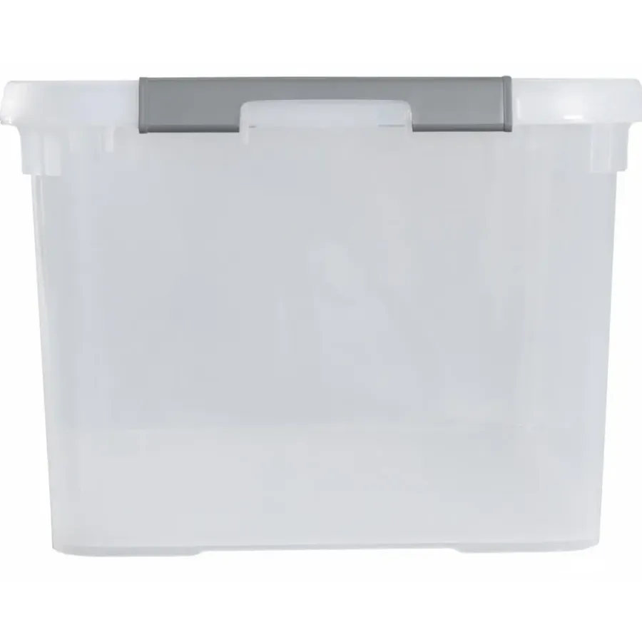 Opbergboxen-Curver Handy+ Opbergbox - 50L - 3 stuks - Transparant met deksel
