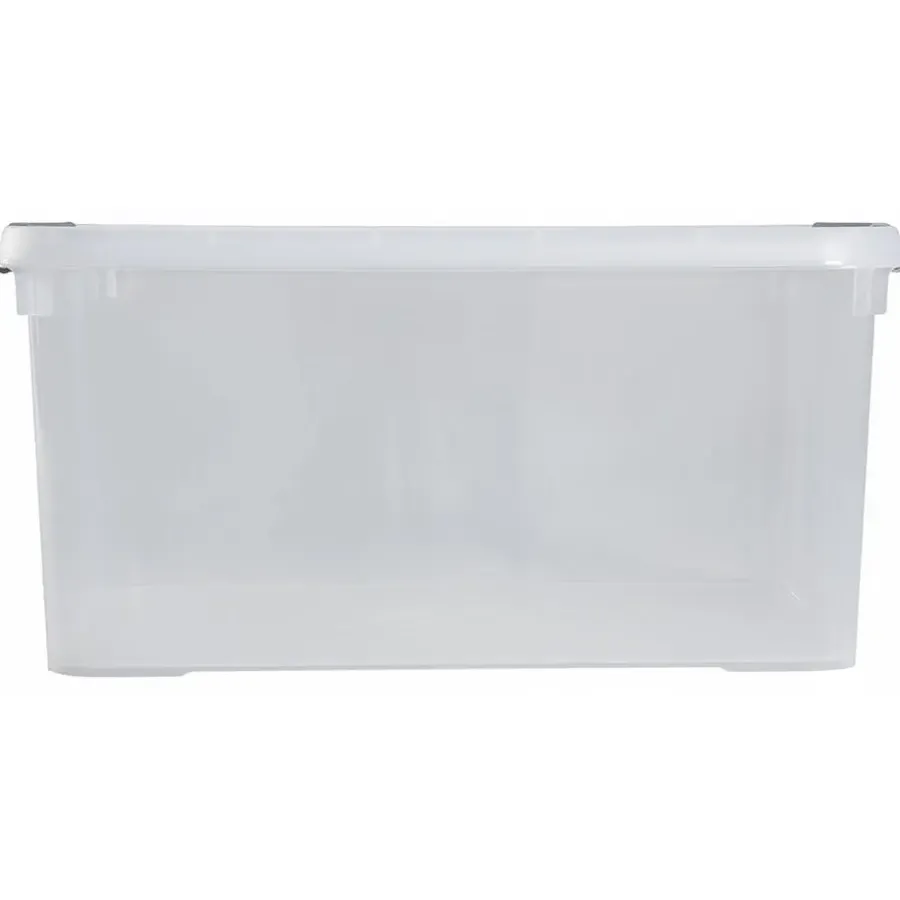 Curver Handy+ Opbergbox - 50L - 2 stuks - Transparant met deksel