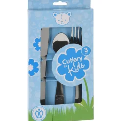 Excellent Houseware Cutlery for Kids bestekset met beer - 3-delig - RVS - kinderen