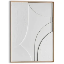 Schilderijen-Reinders 3D Art Terrace - 70 x 50cm - Wit