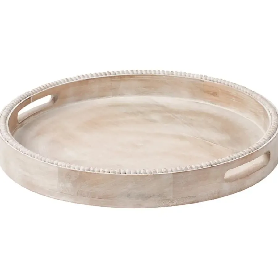 Borden-Leen Bakker DAMANHUR - Dienblad - Lichtbruin - Mangohout