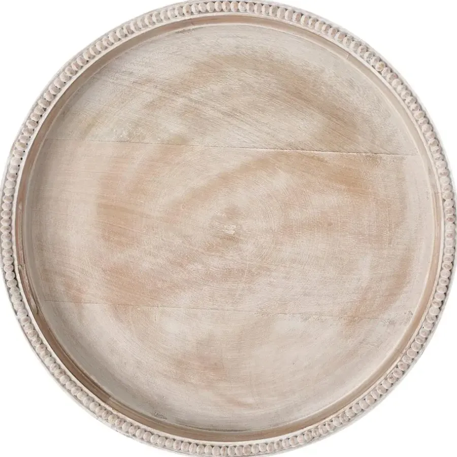 Borden-Leen Bakker DAMANHUR - Dienblad - Lichtbruin - Mangohout
