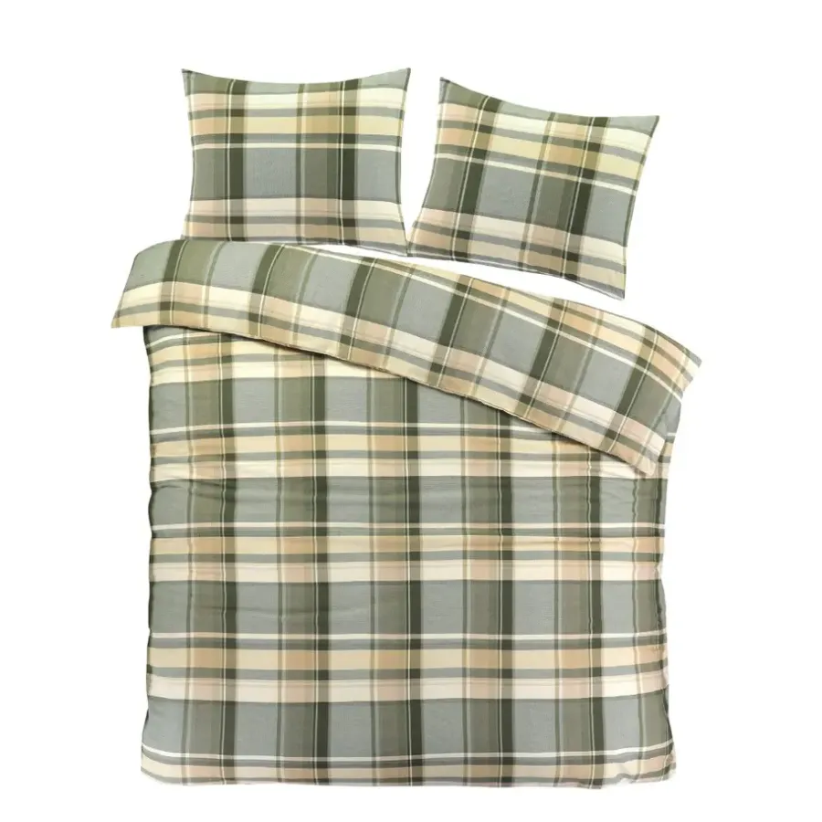 Day Dream Bram - Dekbedovertrek - Tweepersoons - 200 x 200/220 - Groen