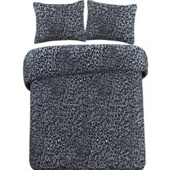 Lits-Jumeaux Dekbedovertrekken-Day Dream Dekbedovertrek Panter - 240x200/220 cm - Grijs
